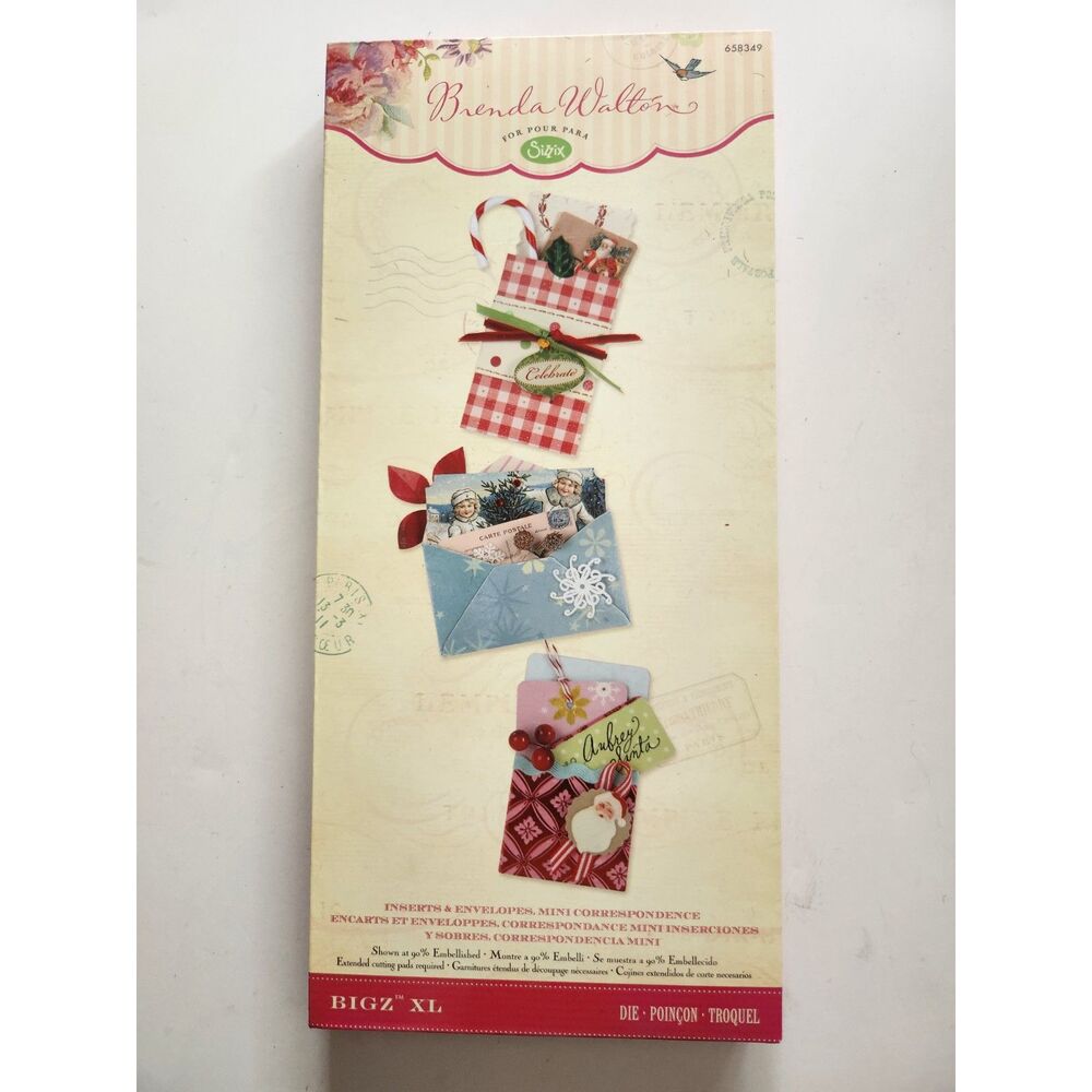 Sizzix Bigz XL Die - Mini Correspondence Inserts/Envelopes by Brenda Walton B8